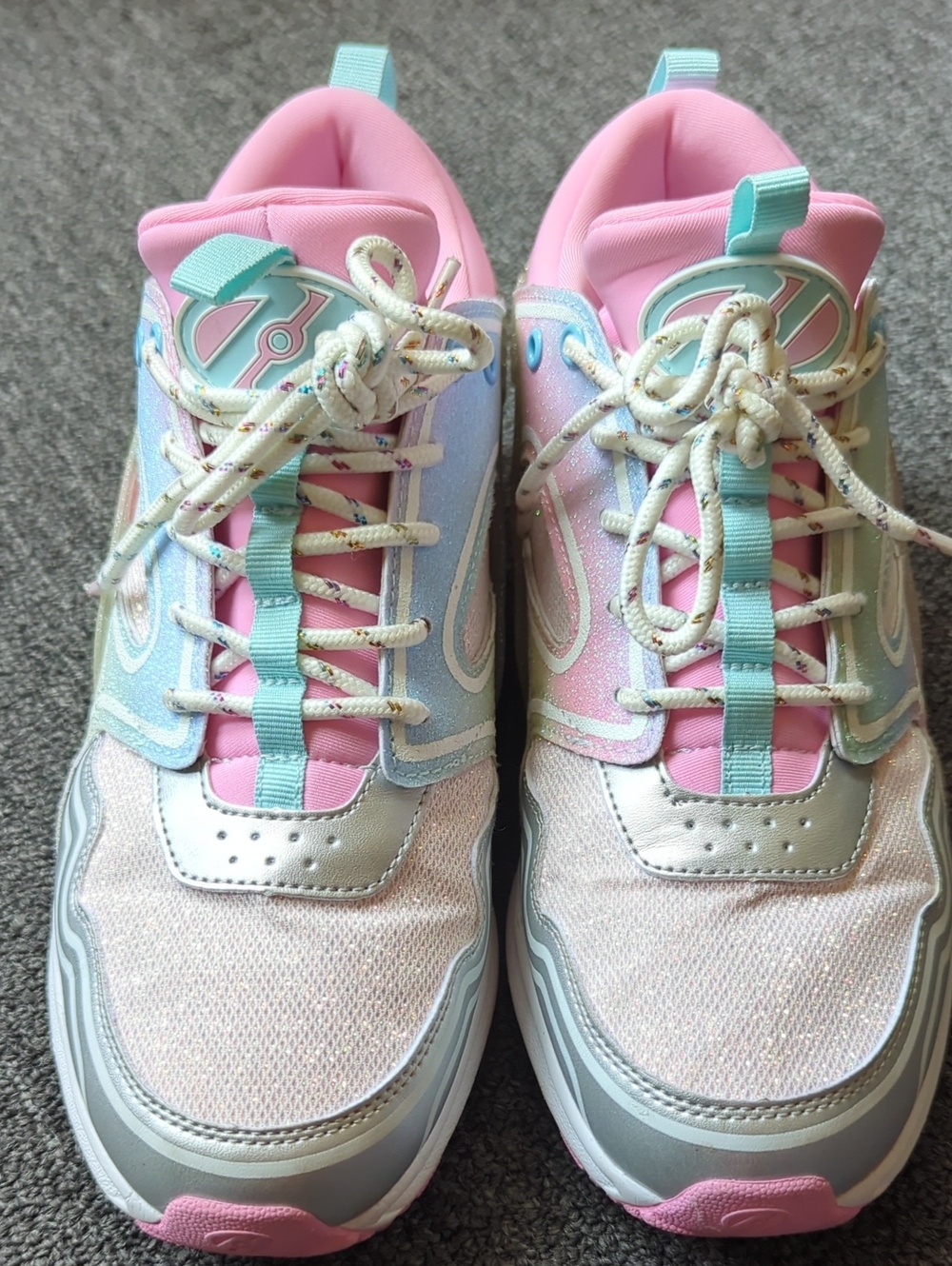 Heelys Pink and Light Blue Kids' Skate Shoes